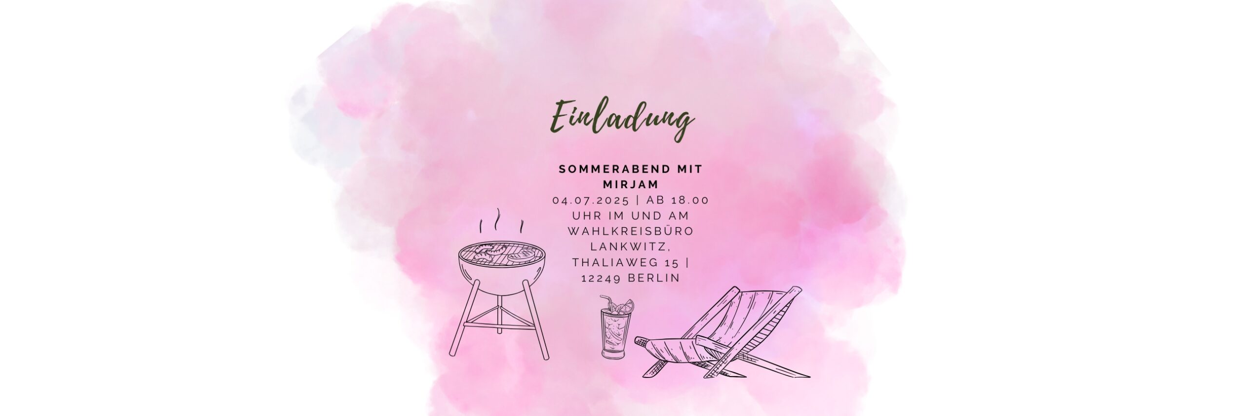 Einladung zum Sommerfest